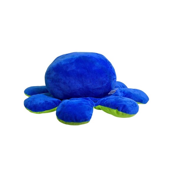 Goffa Octopus Plush Blue With Green 12” - Picture 3 of 10